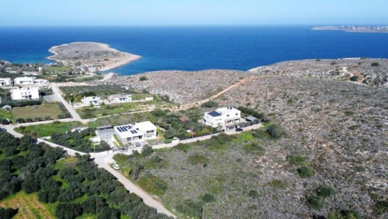 Agios Onoufrios Kreta, Agios Onoufrios: Eckgrundstück mit Meerblick zu verkaufen Grundstück kaufen